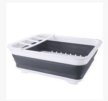 Folding Kitchen Dish Drainer Drying Rack Tableware Plate Holder Dinnerware Shelf Storage Organizer Kitchen Accessories - Krosscanada