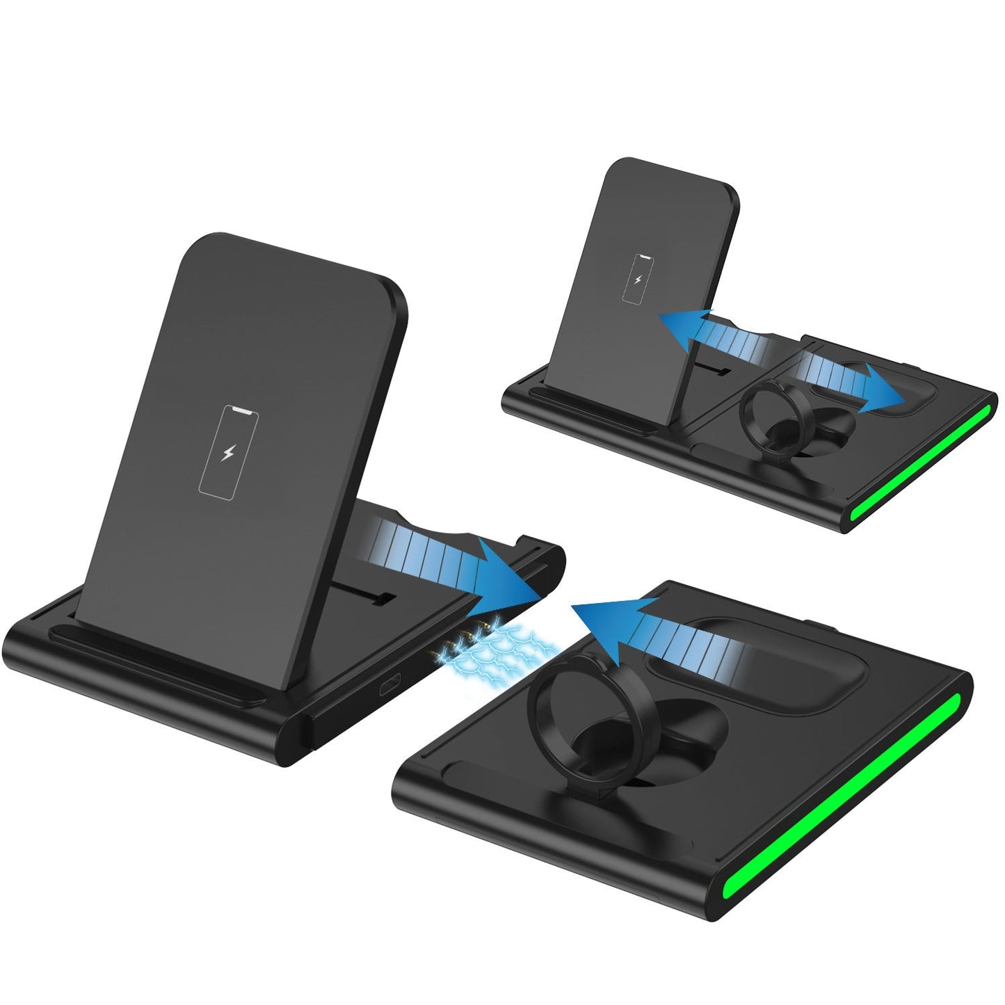 Folding Wireless Charging Detachable Wireless Charging Stand - Krosscanada