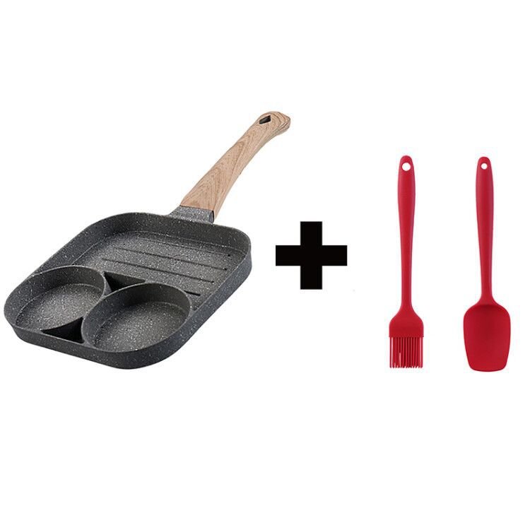 Four Hole Omelette Pan, Non - stick Pan - Krosscanada