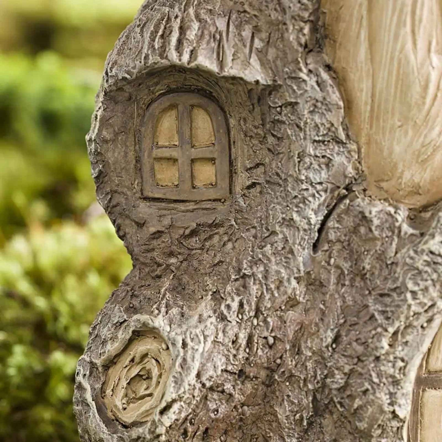 Garden Decoration Raccoon Resin Ornaments Handicraft Gardening Bird Drinking Ornaments - Krosscanada