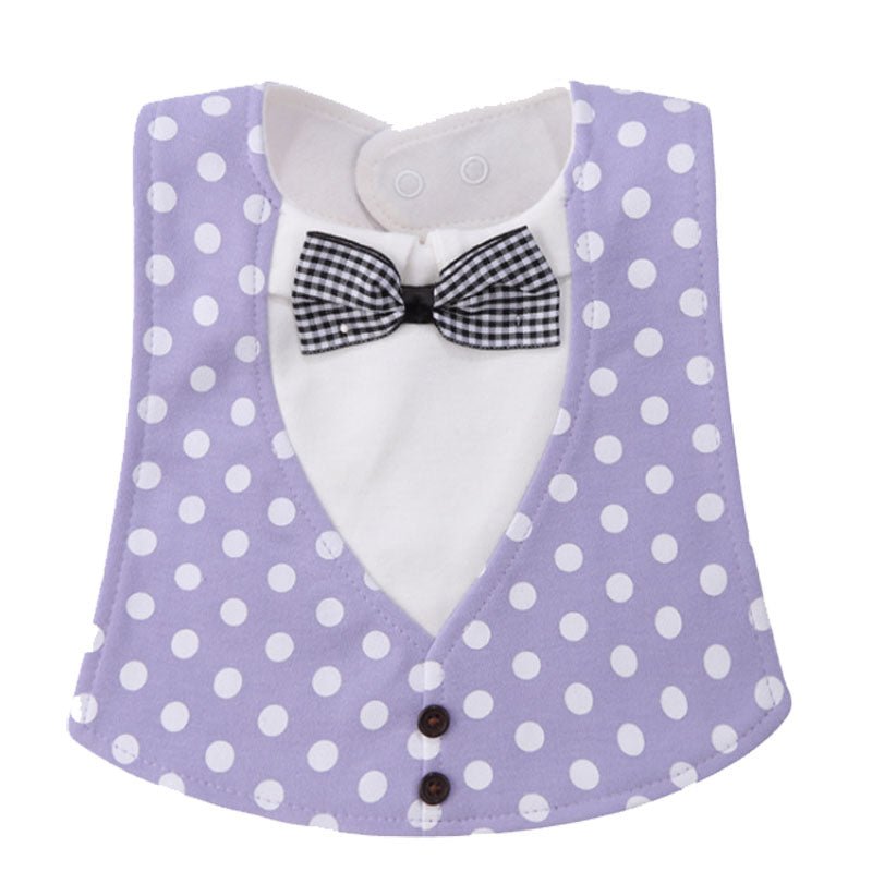 Gentleman Style Bibs Waterproof Baby Bib Novelty Burp Cloths Adjustable Newborn Toddler Infant Accessories - Krosscanada