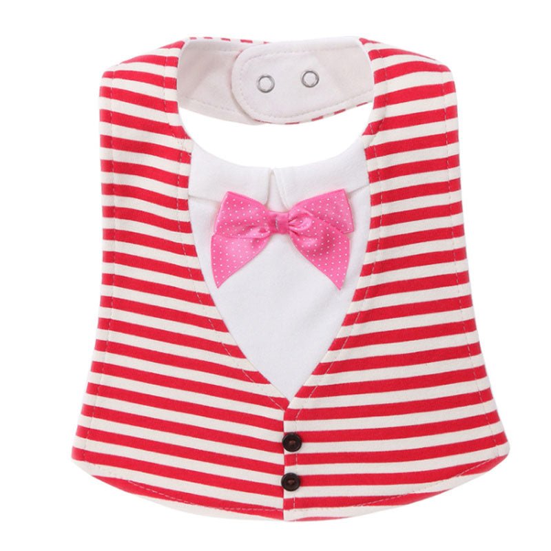 Gentleman Style Bibs Waterproof Baby Bib Novelty Burp Cloths Adjustable Newborn Toddler Infant Accessories - Krosscanada
