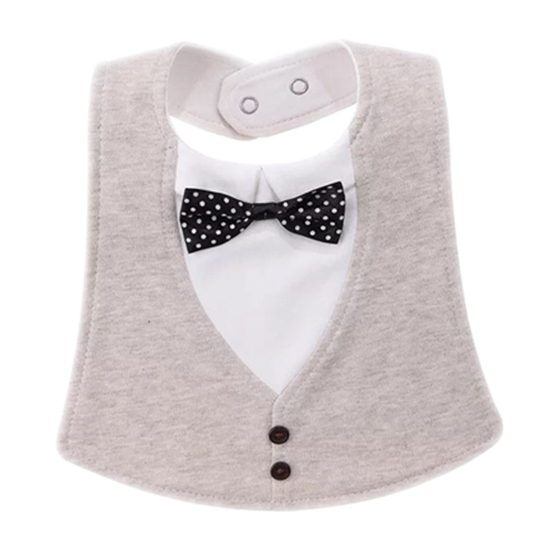 Gentleman Style Bibs Waterproof Baby Bib Novelty Burp Cloths Adjustable Newborn Toddler Infant Accessories - Krosscanada