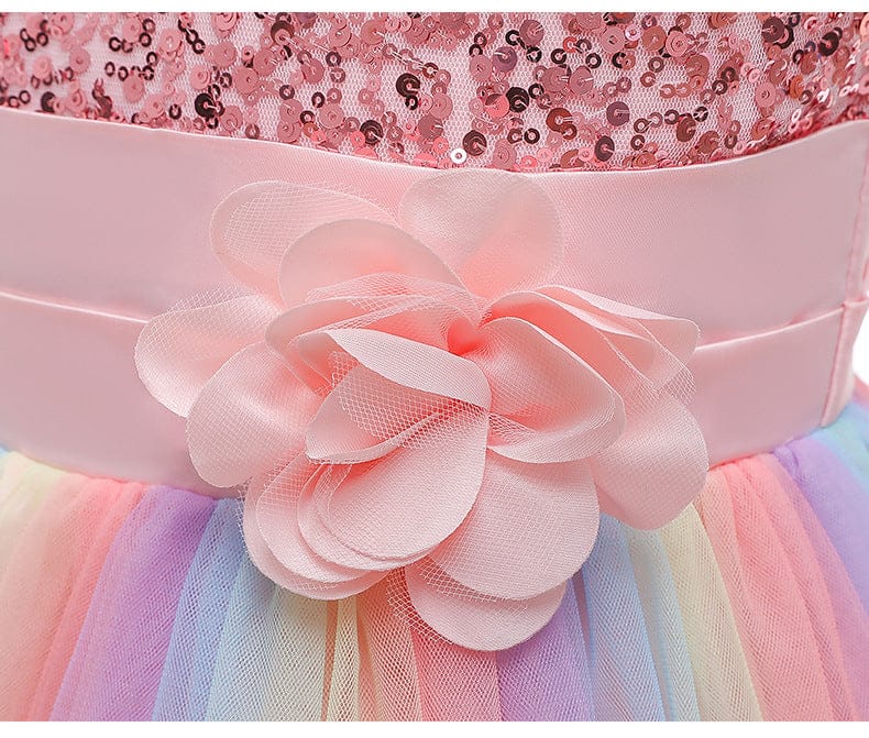Girls Puffy Dress Ins Christmas Mesh Princess Skirt - Krosscanada