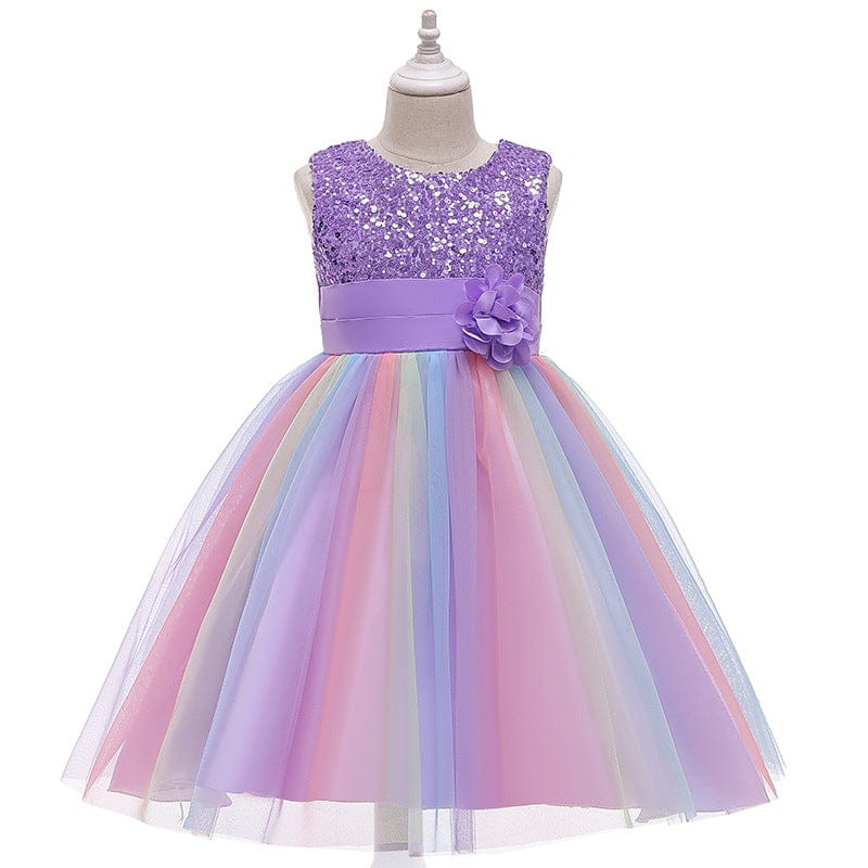 Girls Puffy Dress Ins Christmas Mesh Princess Skirt - Krosscanada
