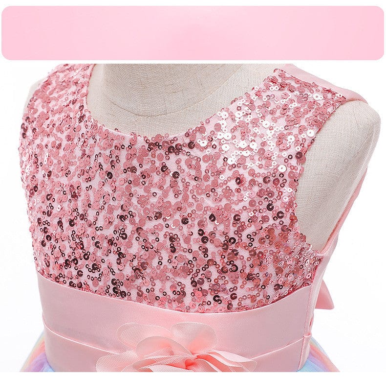 Girls Puffy Dress Ins Christmas Mesh Princess Skirt - Krosscanada