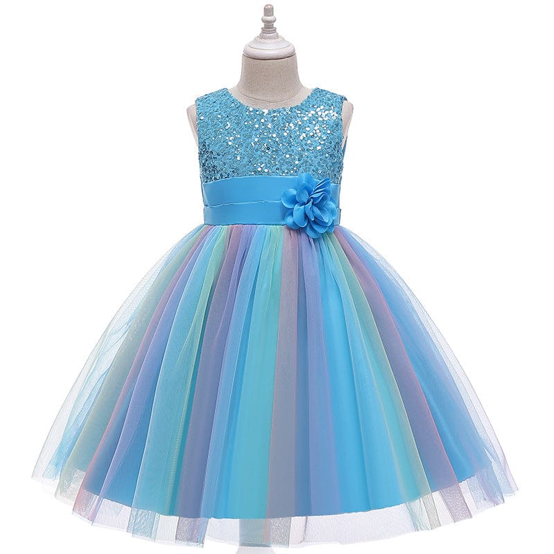 Girls Puffy Dress Ins Christmas Mesh Princess Skirt - Krosscanada