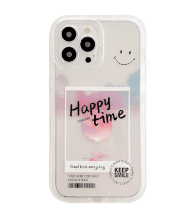 Gradient Transparent Color Cloud Letter 13 12 11 Pro Pro Max Mobile Phone Case - Krosscanada