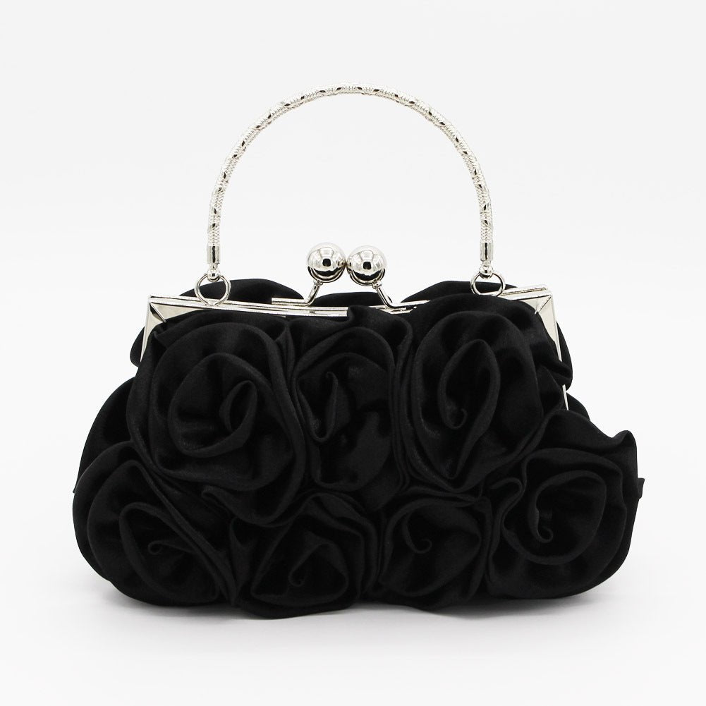 Hand held rose bag dinner bag bridal bag - Krosscanada