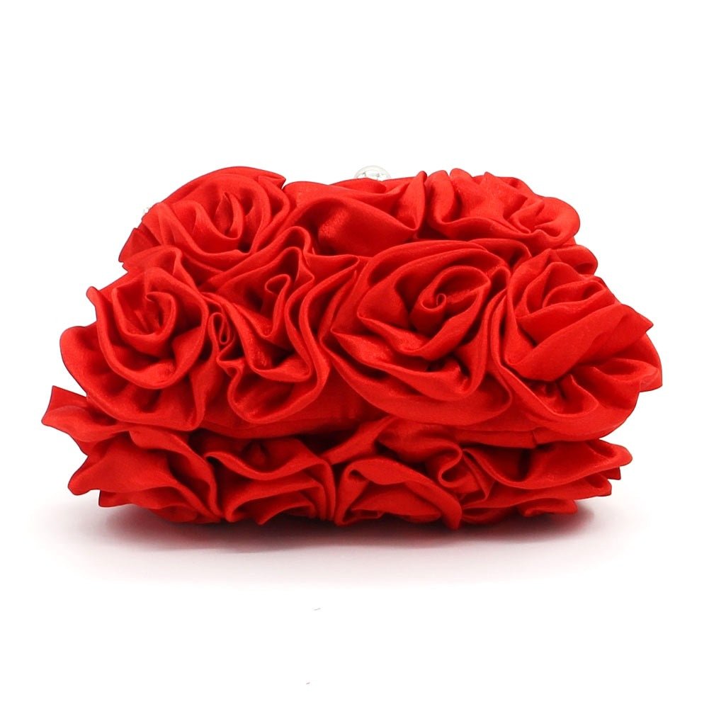 Hand held rose bag dinner bag bridal bag - Krosscanada