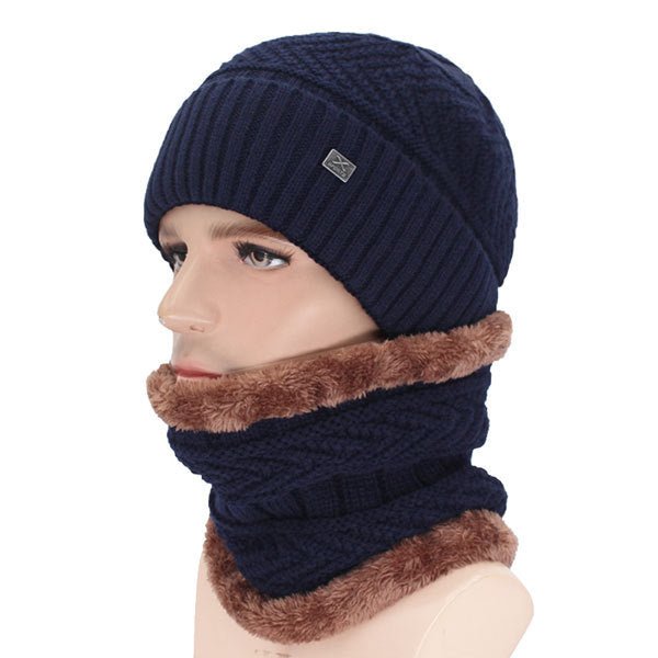 Hat Autumn and Winter Knitted Woolen Hat - Krosscanada