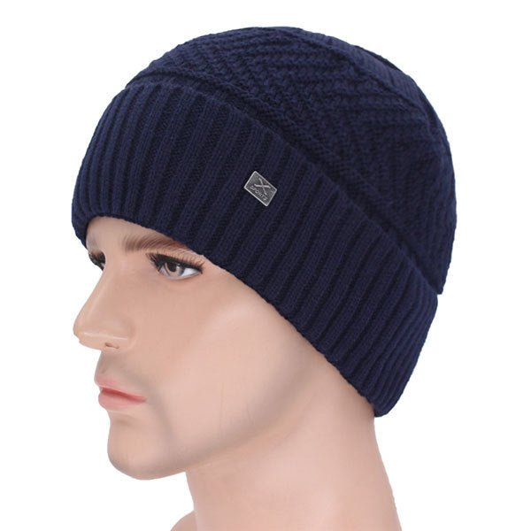 Hat Autumn and Winter Knitted Woolen Hat - Krosscanada