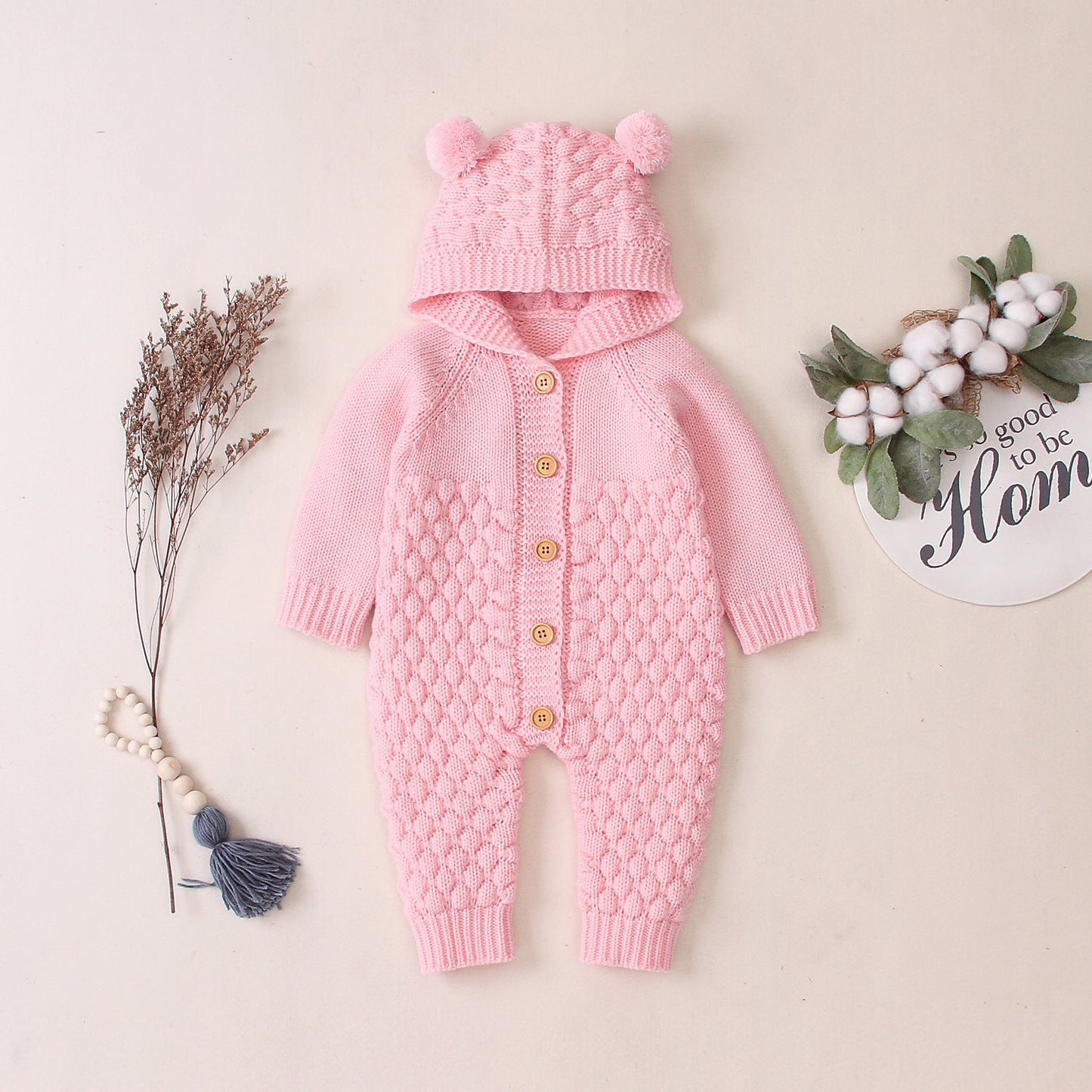 Hooded knitted jumpsuit - Krosscanada
