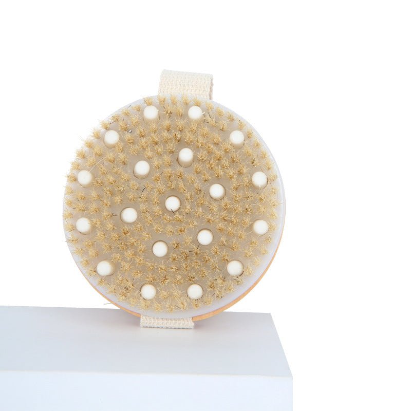 Horny Wooden Bristles Bath Cleaning Brush - Krosscanada