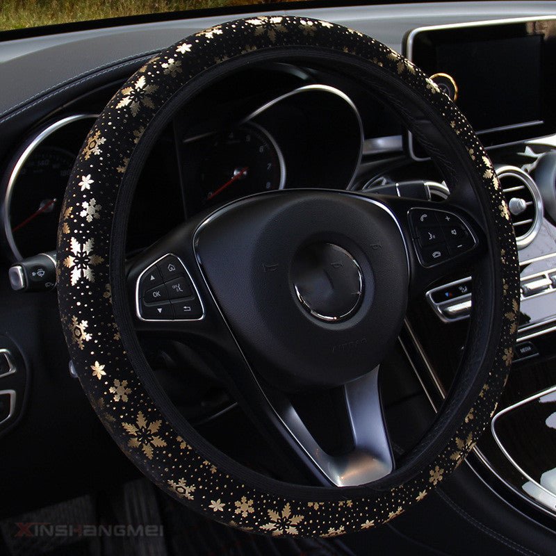 Hot Gilded Snowflake Car Steering Wheel - Krosscanada