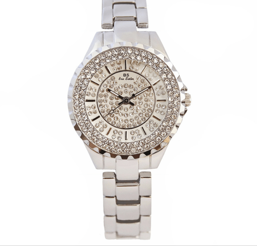 Hot new starry women's watch full brick automatic non - mechanical ladies watch student fashion watch waterproof - Krosscanada