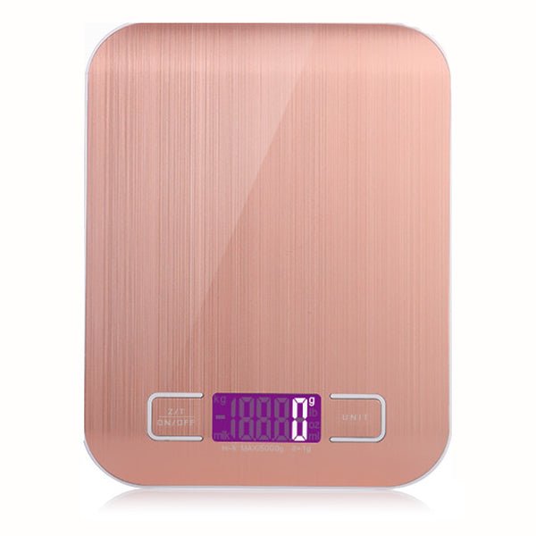 Household stainless steel kitchen electronic scales hardware baking electronic scales kitchen scales - Krosscanada