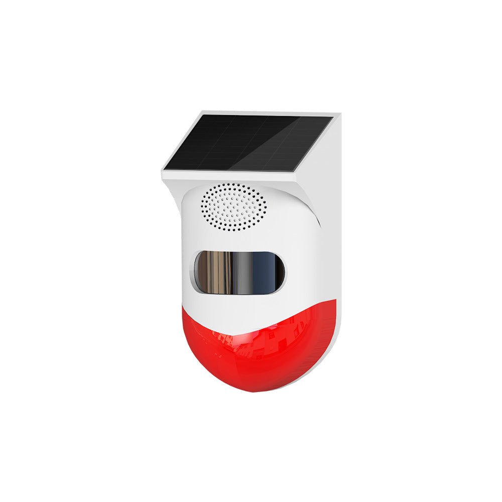 Human Body Infrared Sensing Remote Control Solar Alarm - Krosscanada