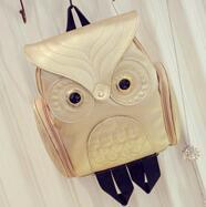Japanese and Korean trends, women's Owl backpack, leisure travel bag, fashion personality cartoon Backpack - Krosscanada