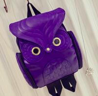 Japanese and Korean trends, women's Owl backpack, leisure travel bag, fashion personality cartoon Backpack - Krosscanada