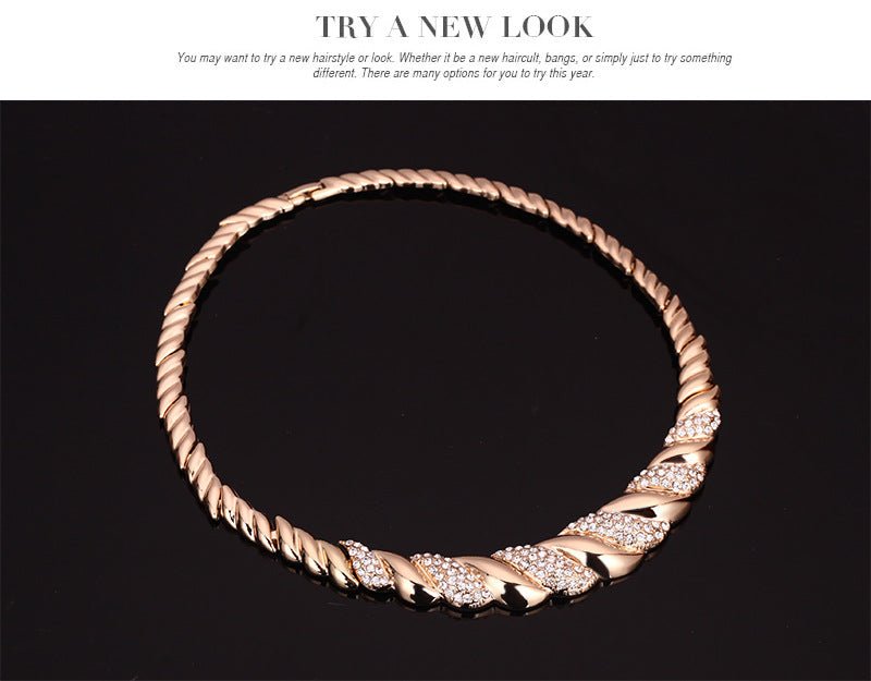 Jewelry Set Fashion Exaggerated RhinestonesJewelry Set - Krosscanada
