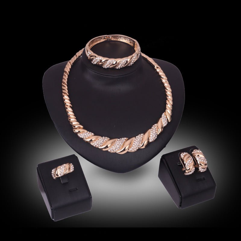 Jewelry Set Fashion Exaggerated RhinestonesJewelry Set - Krosscanada