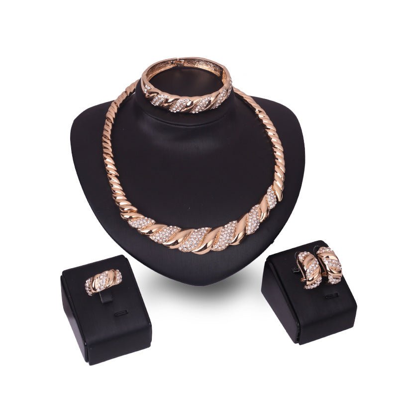 Jewelry Set Fashion Exaggerated RhinestonesJewelry Set - Krosscanada