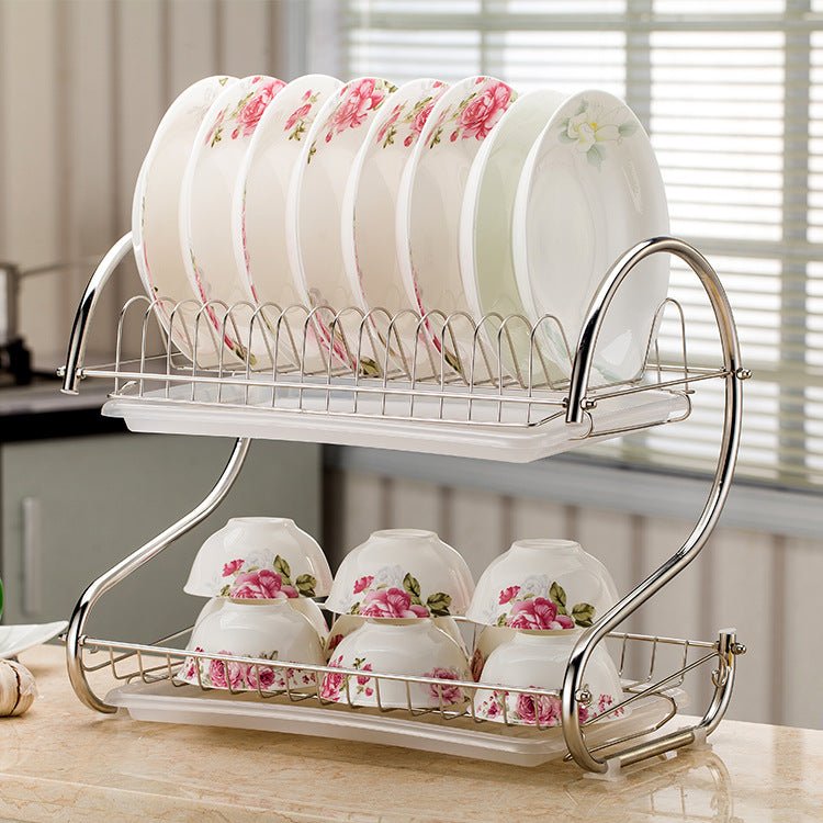Kitchen Drain Rack Storage Rack Kitchen Article Sorting Rack - Krosscanada