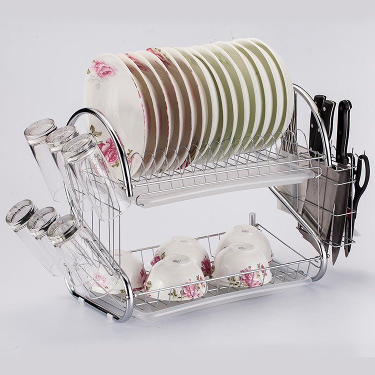 Kitchen Drain Rack Storage Rack Kitchen Article Sorting Rack - Krosscanada