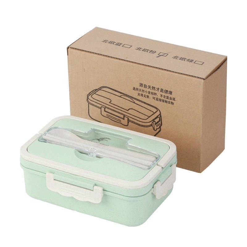 Korean - style Sealed Student Lunch Box With Lid And Compartment - Krosscanada