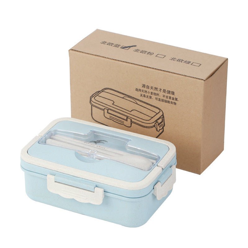 Korean - style Sealed Student Lunch Box With Lid And Compartment - Krosscanada