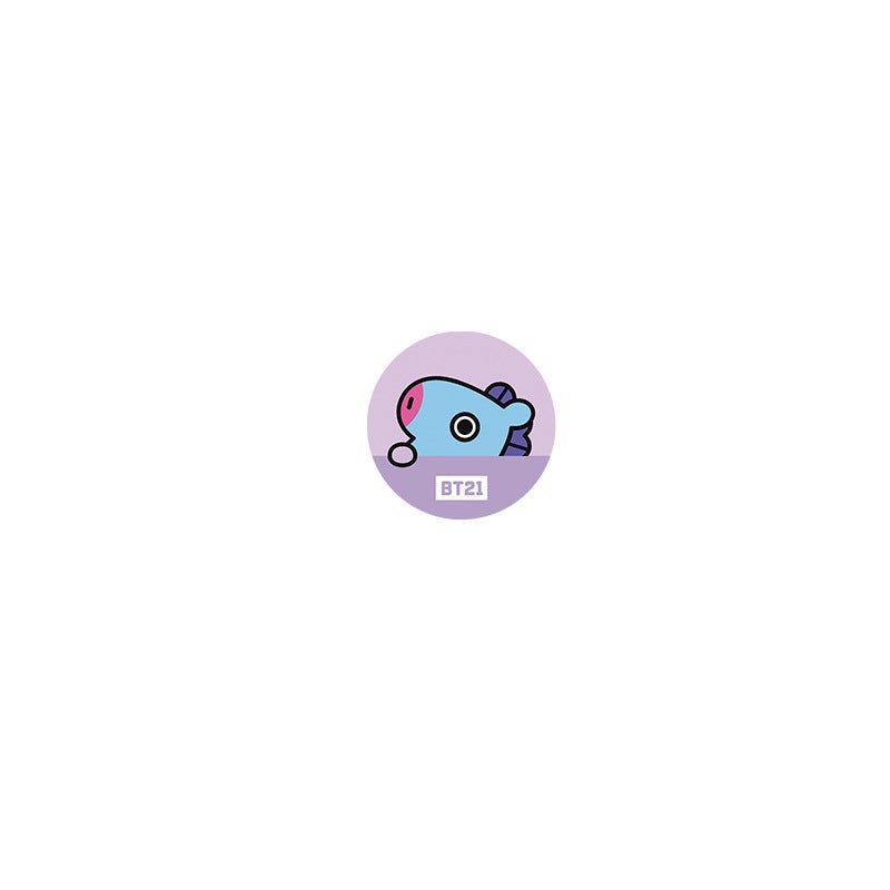 Kpop BT21 CHIMMY COOKY TATA RJ KOYA MANG SHOOKY Anti - Drop Extensible Airbag Grip Expanding Stand Finger Holder Phone Bracket - Krosscanada