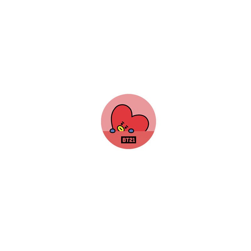 Kpop BT21 CHIMMY COOKY TATA RJ KOYA MANG SHOOKY Anti - Drop Extensible Airbag Grip Expanding Stand Finger Holder Phone Bracket - Krosscanada