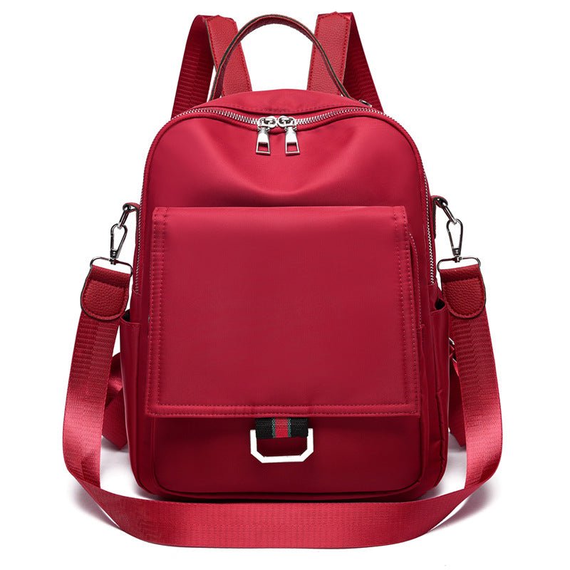 Ladies Backpack New Style Oxford Cloth Travel Bag Korean Girl School Bag Leisure Multifunctional Backpack - Krosscanada
