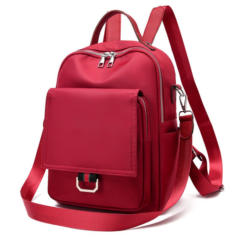 Ladies Backpack New Style Oxford Cloth Travel Bag Korean Girl School Bag Leisure Multifunctional Backpack - Krosscanada