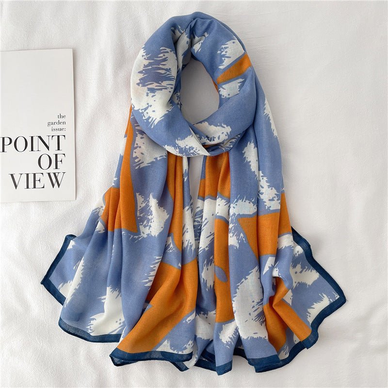 Ladies Decorative Accessories Printed Fashion Scarf - Krosscanada