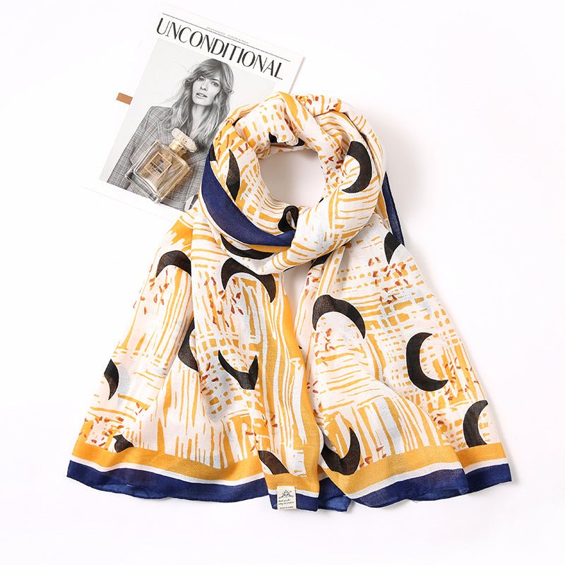 Ladies Decorative Accessories Printed Fashion Scarf - Krosscanada