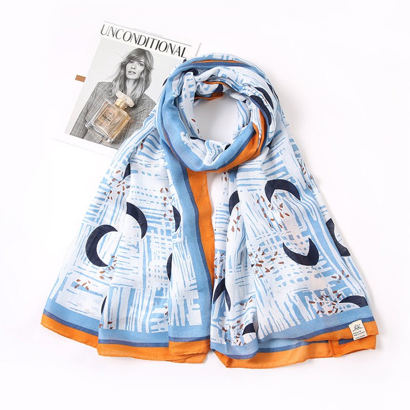 Ladies Decorative Accessories Printed Fashion Scarf - Krosscanada