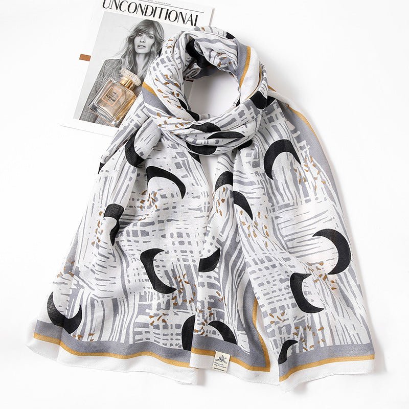 Ladies Decorative Accessories Printed Fashion Scarf - Krosscanada