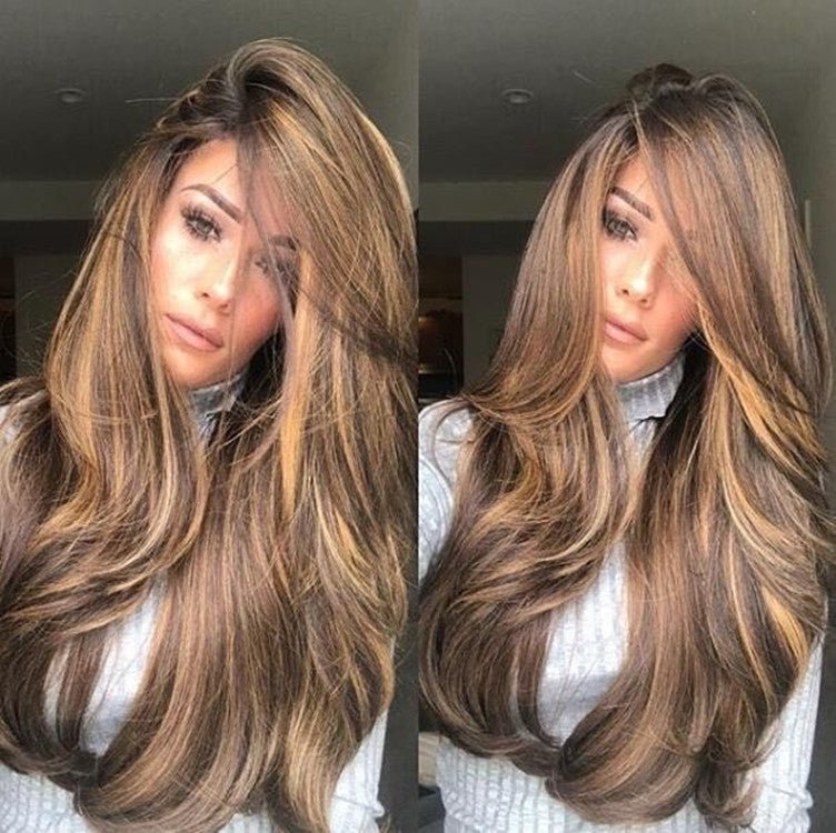 Ladies long curly hair set - Krosscanada