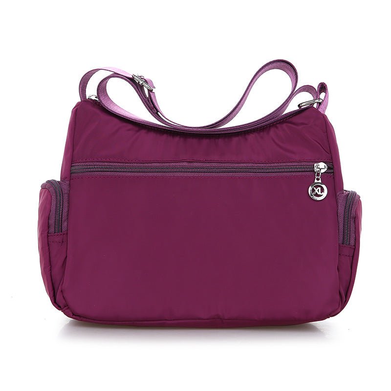 Ladies Multi - layer Square Fashion Women Shoulder Messenger Bag Waterproof Nylon Oxford Crossbody Bag Handbags - Krosscanada