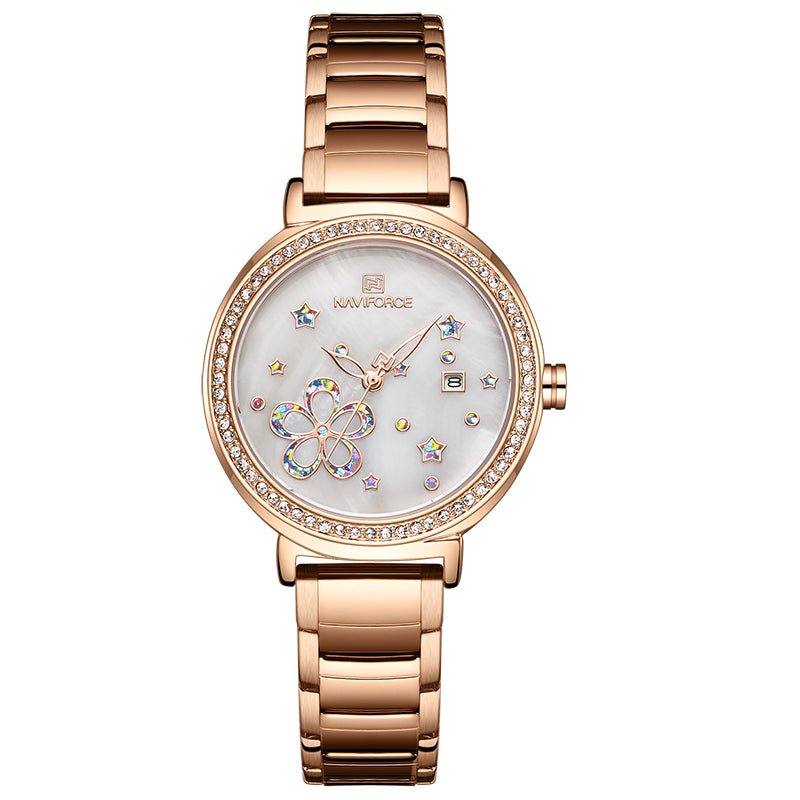 Ladies Watch Quartz Steel Band Watch - Krosscanada