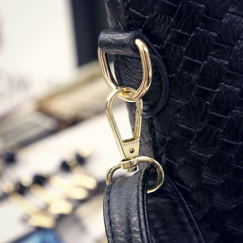 Lady bag spring 2021 European female bag leather braided composite bag three piece shoulder diagonal handbag - Krosscanada