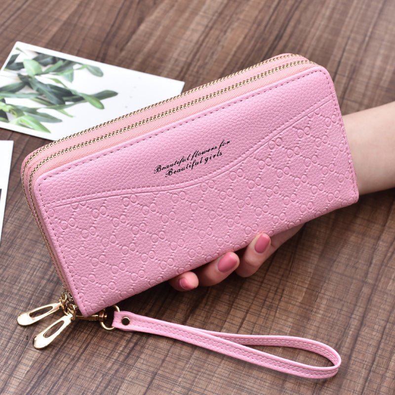 Large - Capacity Double Zipper Clutch Wallet Female Double - Layer Clutch Wallet - Krosscanada