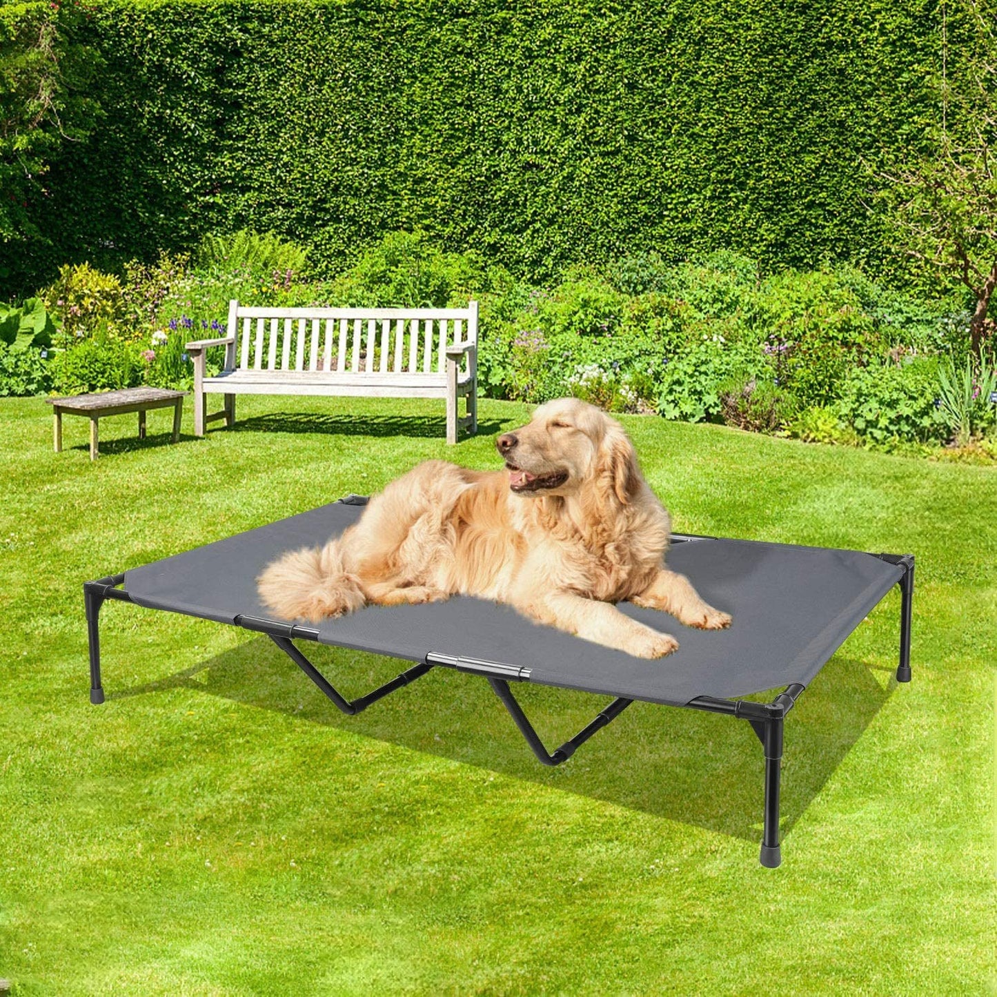 Large Outdoor Pet Camping Bed, Elevated Dog Bed, Kennel, All Seasons, Easy Cleaning - Krosscanada