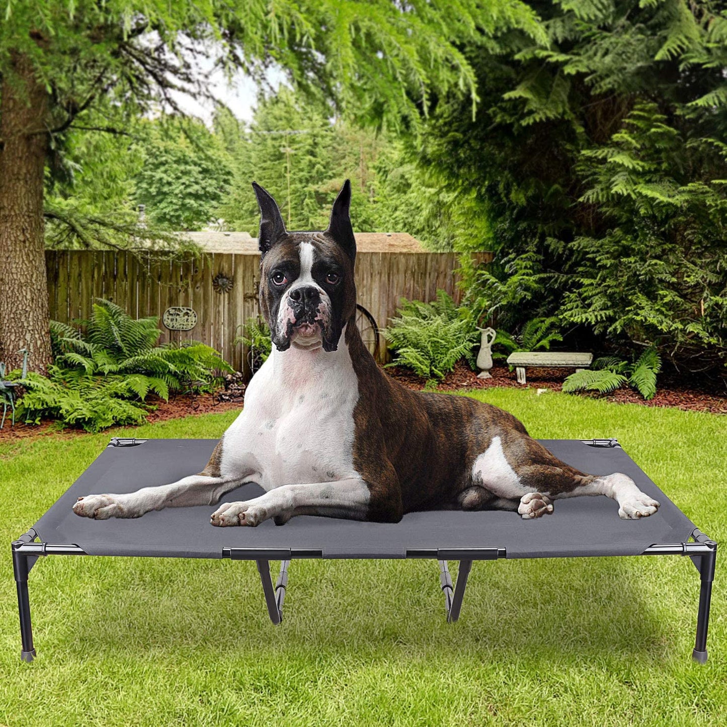 Large Outdoor Pet Camping Bed, Elevated Dog Bed, Kennel, All Seasons, Easy Cleaning - Krosscanada