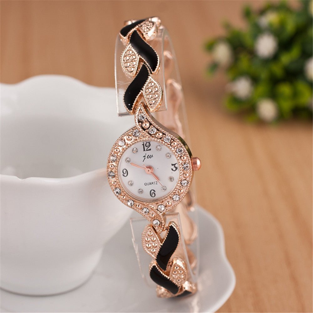 Leaf bracelet quartz wrist watch - Krosscanada