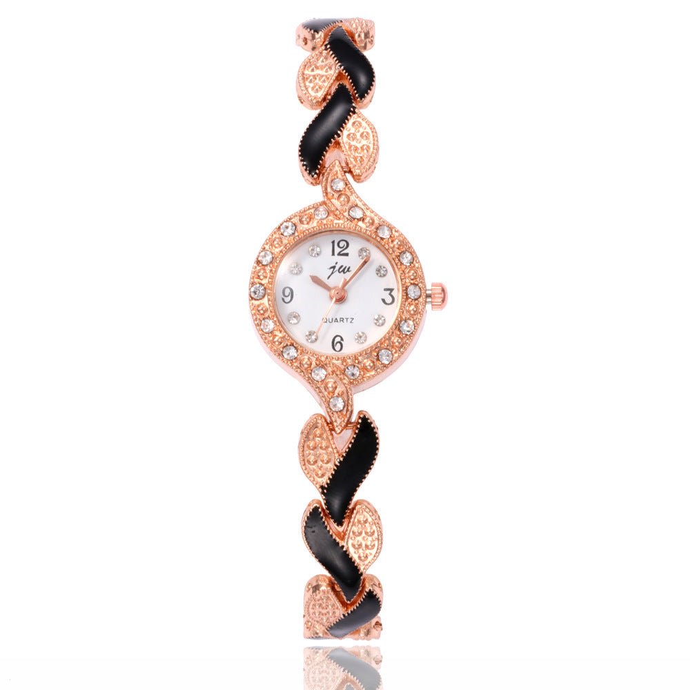 Leaf bracelet quartz wrist watch - Krosscanada