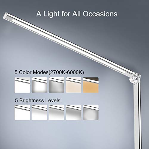 LED Desk Lamp with Wireless Charger - Krosscanada