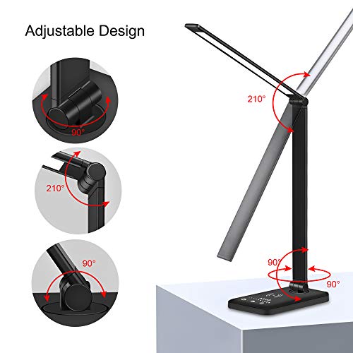 LED Desk Lamp with Wireless Charger - Krosscanada